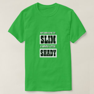 T-shirt NOËL Nouveauté Mens Mode SLIM SHADY