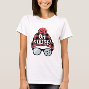 T-shirt Noël Oh Fudge Vacances de Noël Drôle de Fête 