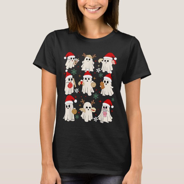T-shirt Noël Pantasmas Fantôme Père Noël Conchas (Devant)