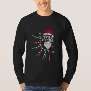 T-shirt Noël Pawpaw Claus Pawpaw Beard Sucre de canne Amus