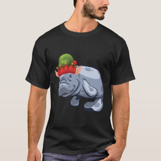 T-shirt Noël Père Noël Elfe Casquette Vache de mer Manat