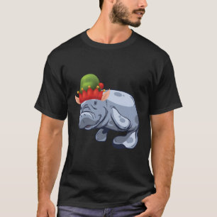 T-shirt Noël Père Noël Elfe Casquette Vache de mer Manat