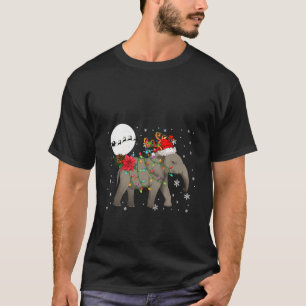 T-shirt Noël Père Noël Reindeer Elephant Matching Kids To