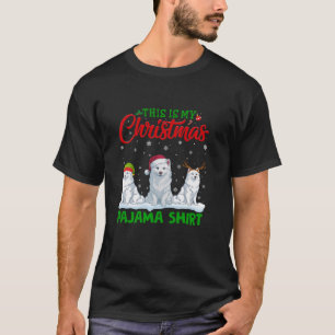 T-shirt Noël Père Noël Renne Américain Esquimau Chien Chri