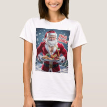 T-shirt Noël Père Noël - Tee de Noël avec plaisir