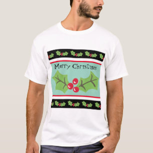 T-shirt Noël personnalisé Holly & Berries