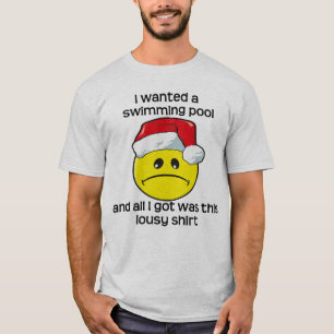 T-shirt Noël - piscine