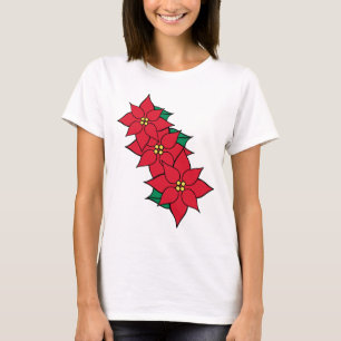 T-shirt Noël Poinsettia