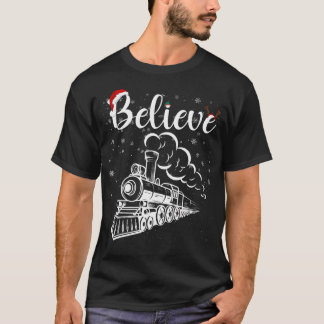 T-shirt Noël Pôle Nord Express Polaire Tous à l'étranger N