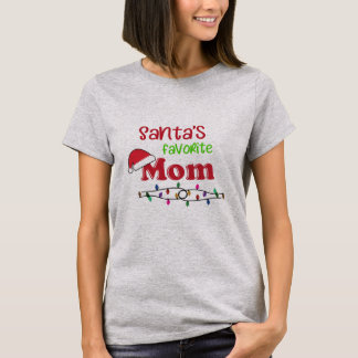 T-shirt Noël préféré de la maman de Père Noël