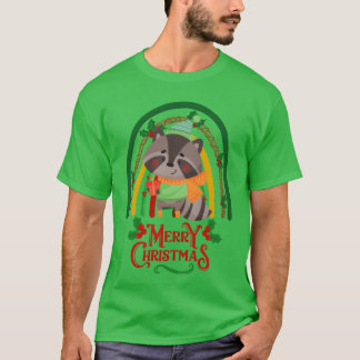 T-shirt Noël racovie voeux Joyeux Noël kawaii fri
