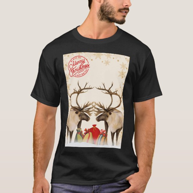 T-shirt Noël - Renard (Devant)