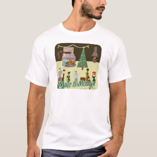 T-shirt Noël Rendre Joyeux Fête Slogan