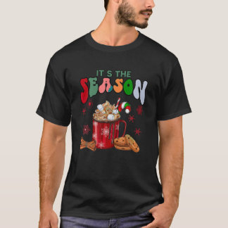 T-shirt Noël Rétro C'Est La Saison Arbre de Noël Coff