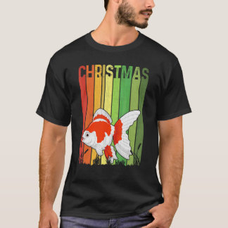 T-shirt Noël Rétro Poisson Mignon Groupe Assorti Xmas Vaca