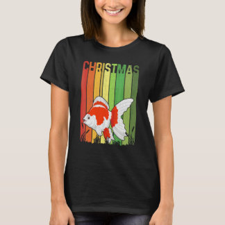 T-shirt Noël Rétro Poisson Mignon Groupe Assorti Xmas Vaca