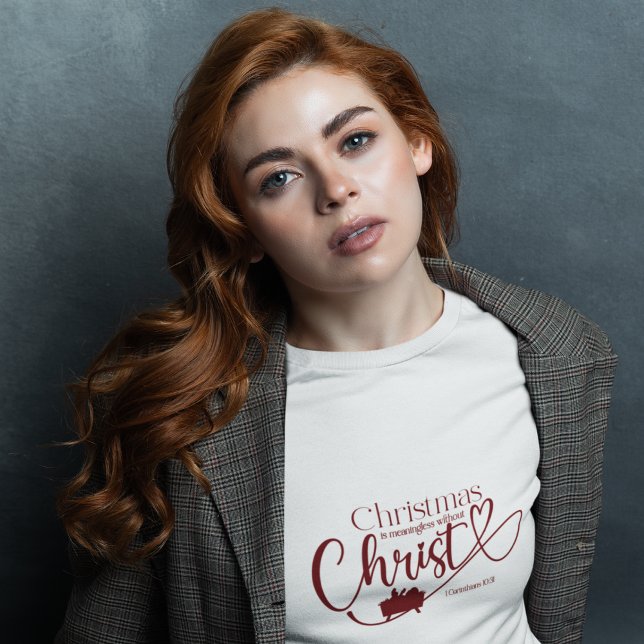 T-shirt NOËL SIGNIFIE SANS CHRIST Femmes (Créateur téléchargé)