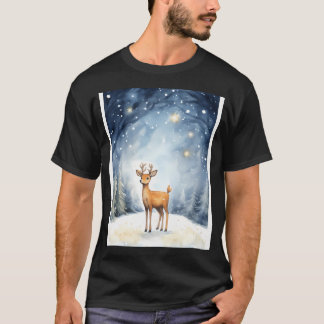 T-shirt Noël Star Reindeer Joie