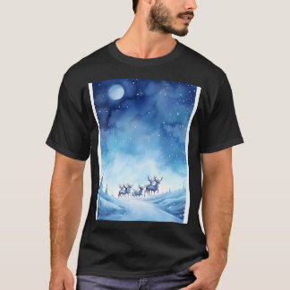 T-shirt Noël Starry Sleigh
