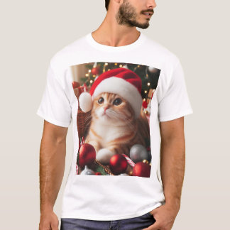 T-shirt Noël Tabby