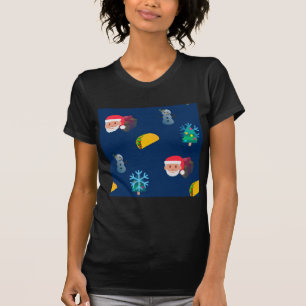 T-shirt noël taco emoji