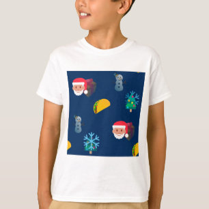 T-shirt noël taco emoji