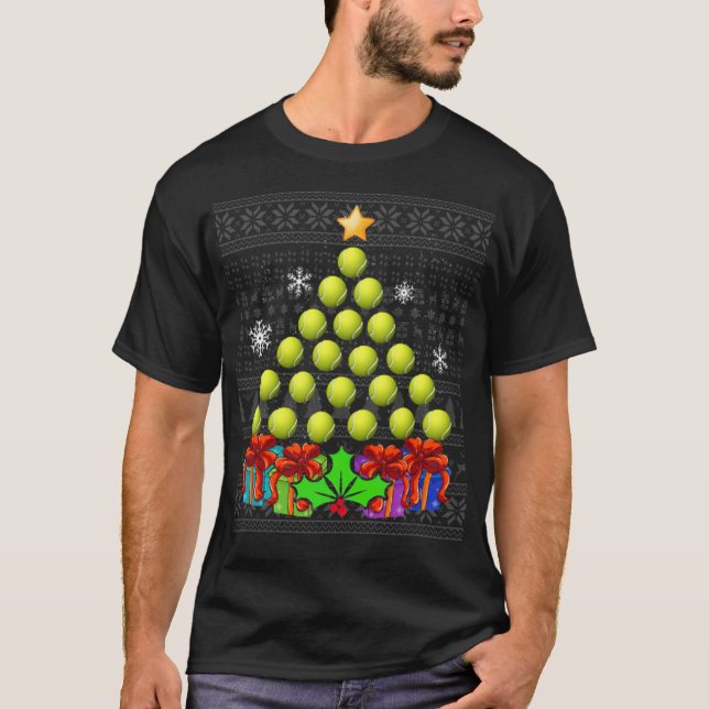T-shirt Noel Tennis baskeltball balle briseur de cheville (Devant)