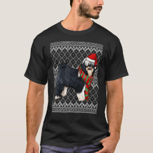 T-shirt Noël Tibétain Terrier Père Noël Casquette