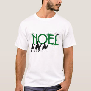 T-shirt Noel trois sages vont aux cadeaux de Bethlehem