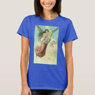 T-shirt Noël vintage, Ange victorien avec Bébé Jésus