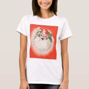 T-shirt Noël Vintage, Jolly Retro les années 50 Santa Clau