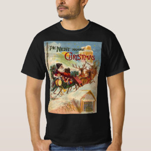 T-shirt Noël vintage, La nuit avant Noël