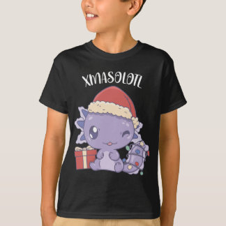 T-shirt Noël Xmasolotl Cute Axolotl