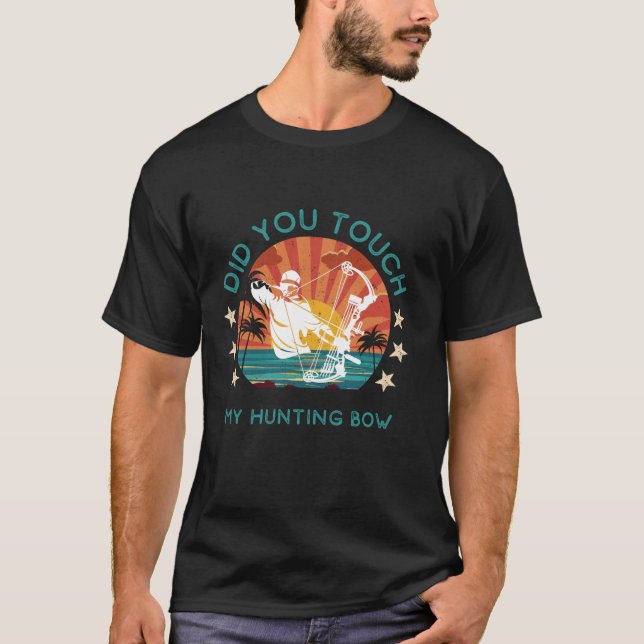 T-shirt noeud de l'arc de chasse mystère tee Long manche (Devant)