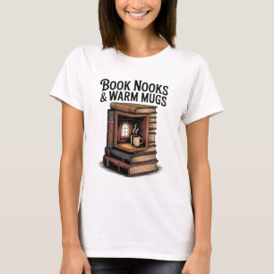 T-shirt Noeud de livre Vintage confortable avec chaud