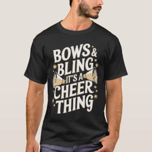 T-shirt Nœuds et clinquant, c'est une chose de cheerleader