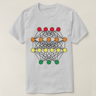 T-shirt Noeuds réseau neuronal