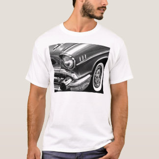 T-shirt Noir 1957 et blanc de Bel Air de Chevrolet