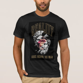 T-Shirt noir à manches courtes