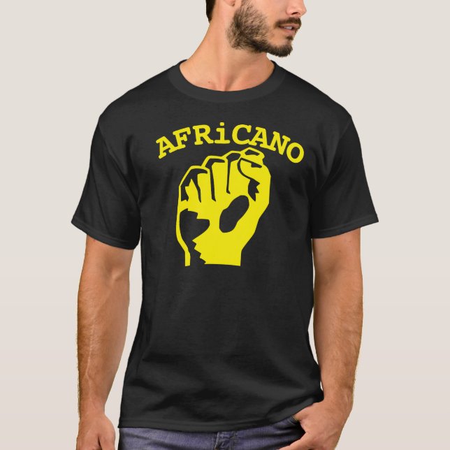 T-shirt noir Africano Premier (Devant)