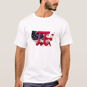 T-shirt noir américain de pi