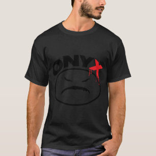T-shirt Noir blanc de Men_s de nouvelle d'ONYX de logo de