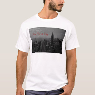 T-shirt Noir blanc New York