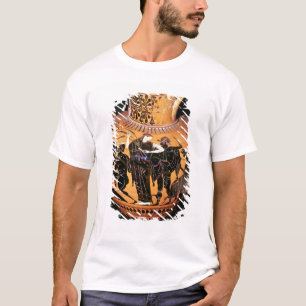 T-shirt Noir-chiffre vase à grenier