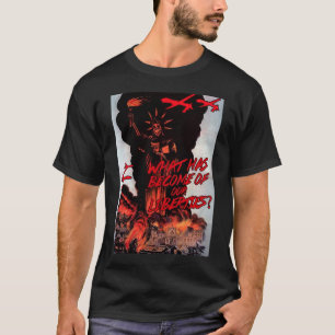 T-shirt noir classique d'Anti-bourdon