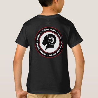T-shirt noir classique de Hanes RAM des enfants