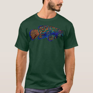 T-shirt Noir Conception alternative d'un Mandarinfish