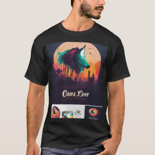 t-shirt noir coton