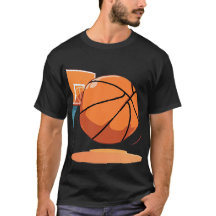 T-shirt noir de base Big Basketball