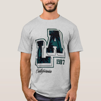 T-shirt noir de base Californie 1987